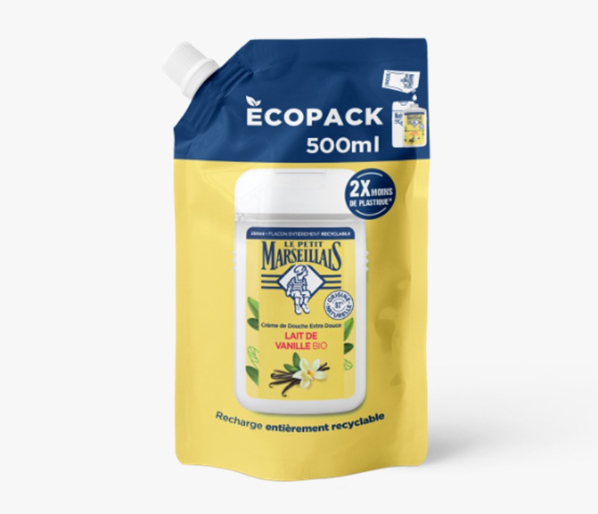 le petit marseillais Recharge Crème de Douche Extra Douce Lait de Vanille BIO