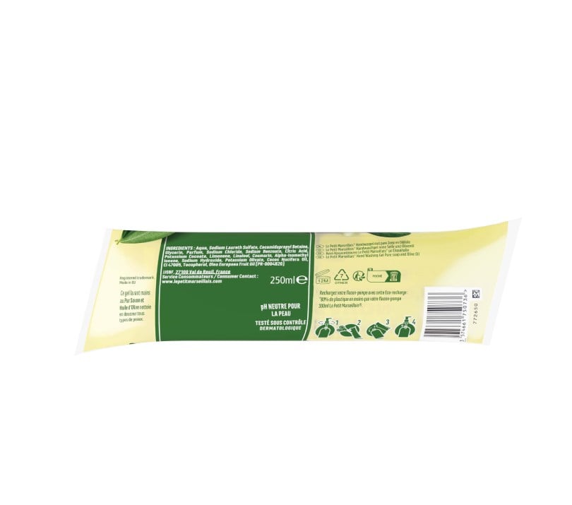 Le Petit Marseillais Recharge Gel Lavant Mains Au Pur Savon & Huile D’Olive