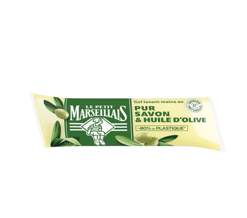 le petit marseillais Recharge Gel Lavant mains au Pur Savon & Huile d’Olive