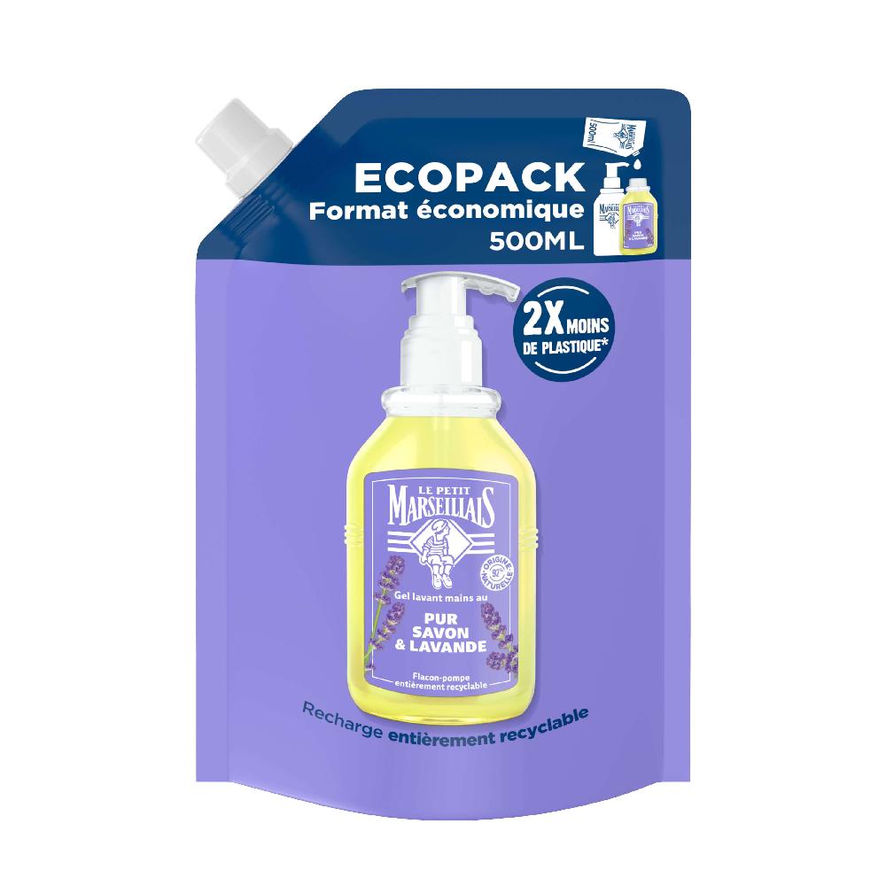 le petit marseillais RECHARGE GEL LAVANT MAINS – PUR SAVON & LAVANDE