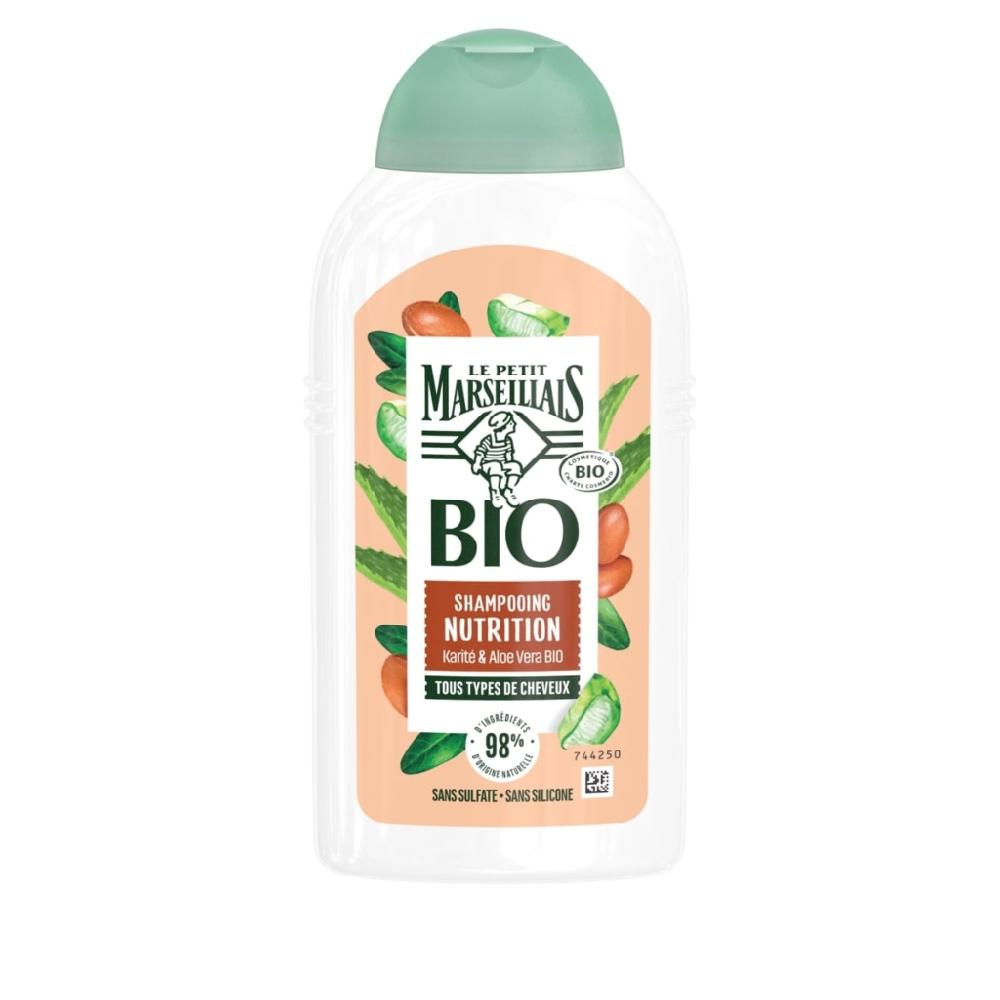 le petit marseillais Shampooing Nutrition certifié BIO Aloe Vera & Karité