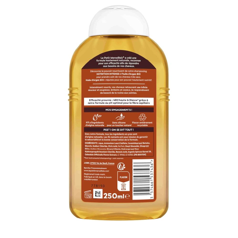 Le Petit Marseillais Shampooing Nutrition Intense à L’Huile D’Argan BIO