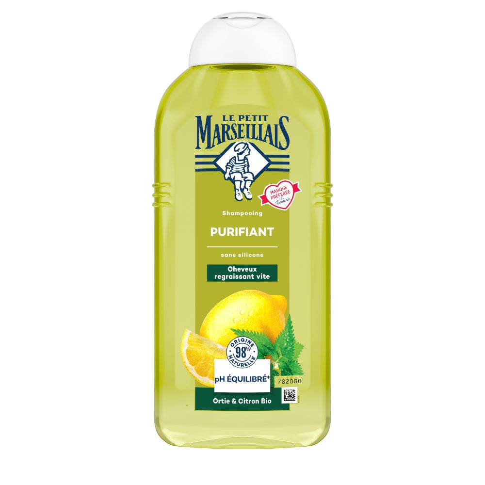 le petit marseillais Shampooing Purifiant à l’Ortie et au Citron BIO le petit marseillais Shampooing Purifiant à l’Ortie et au Citron BIO
