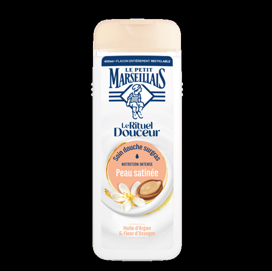 le petit marseillais Soin Douche Surgras Le Rituel Douceur Huile d’Argan & Fleur d’Oranger