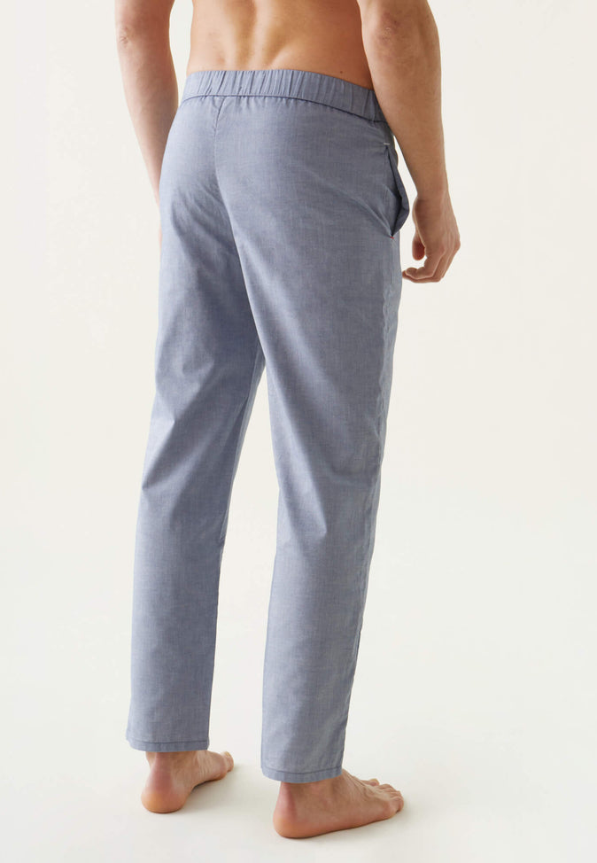 Le Slip Français Bas De Pyjama En Chambray Tim Chambray