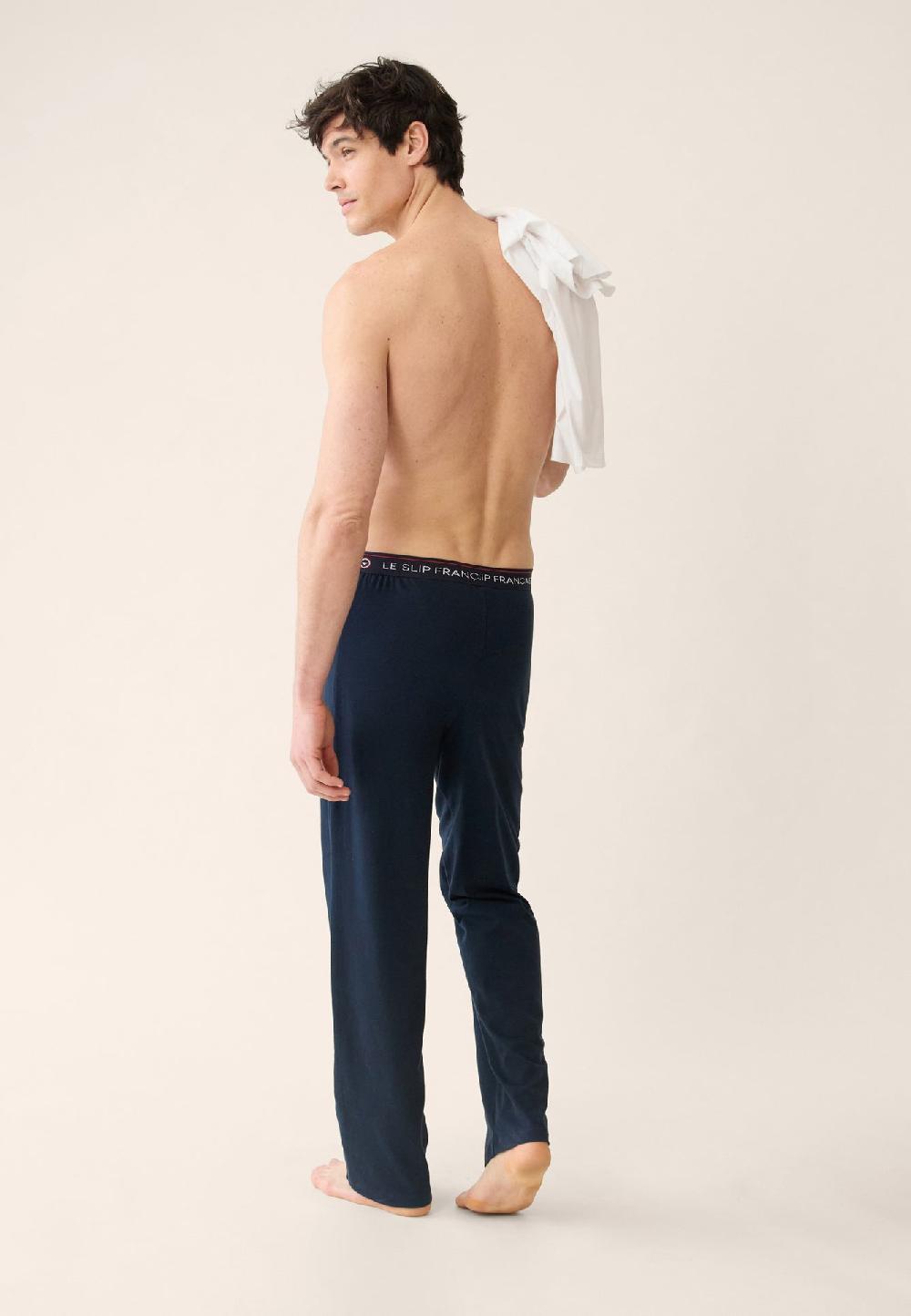 Le Slip Français Bas De Pyjama En Coton Indomptable Marine
