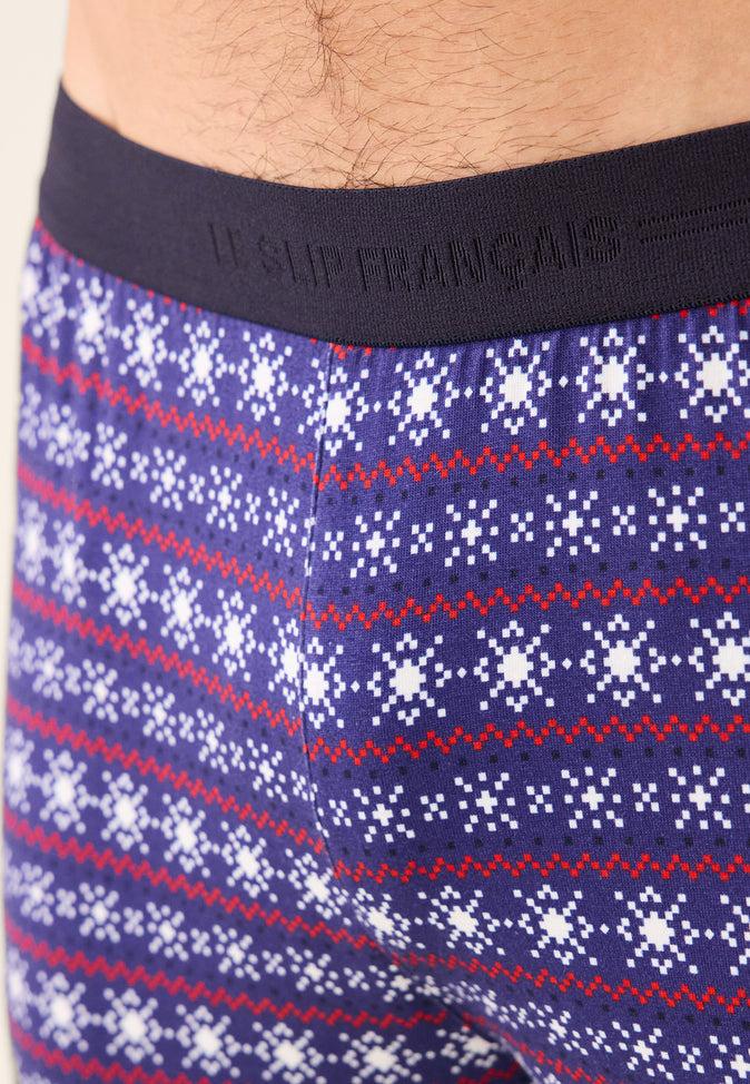 Le Slip Français Bas De Pyjama En Coton Manu Flocon