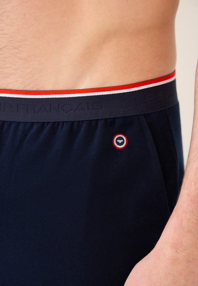 Le Slip Français Bas De Pyjama En Coton Toudou Marine