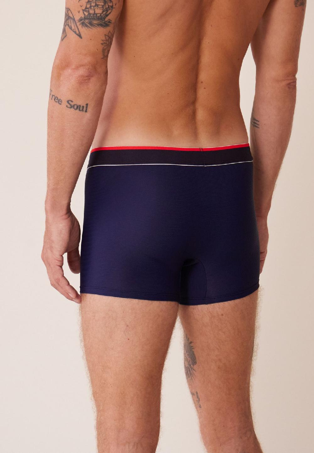 Le Slip Français Boxer De Sport Guillaume Marine XV De France