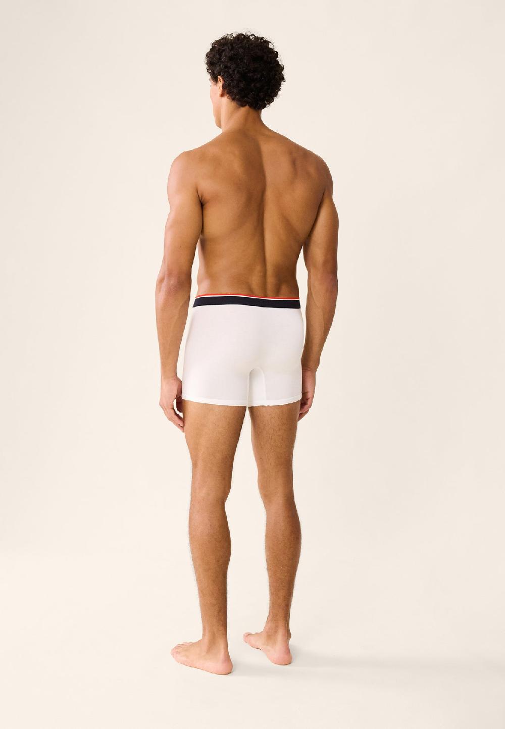 Le Slip Français Boxer En Coton LSF X Armor Lux Le Petit Minou Blanc