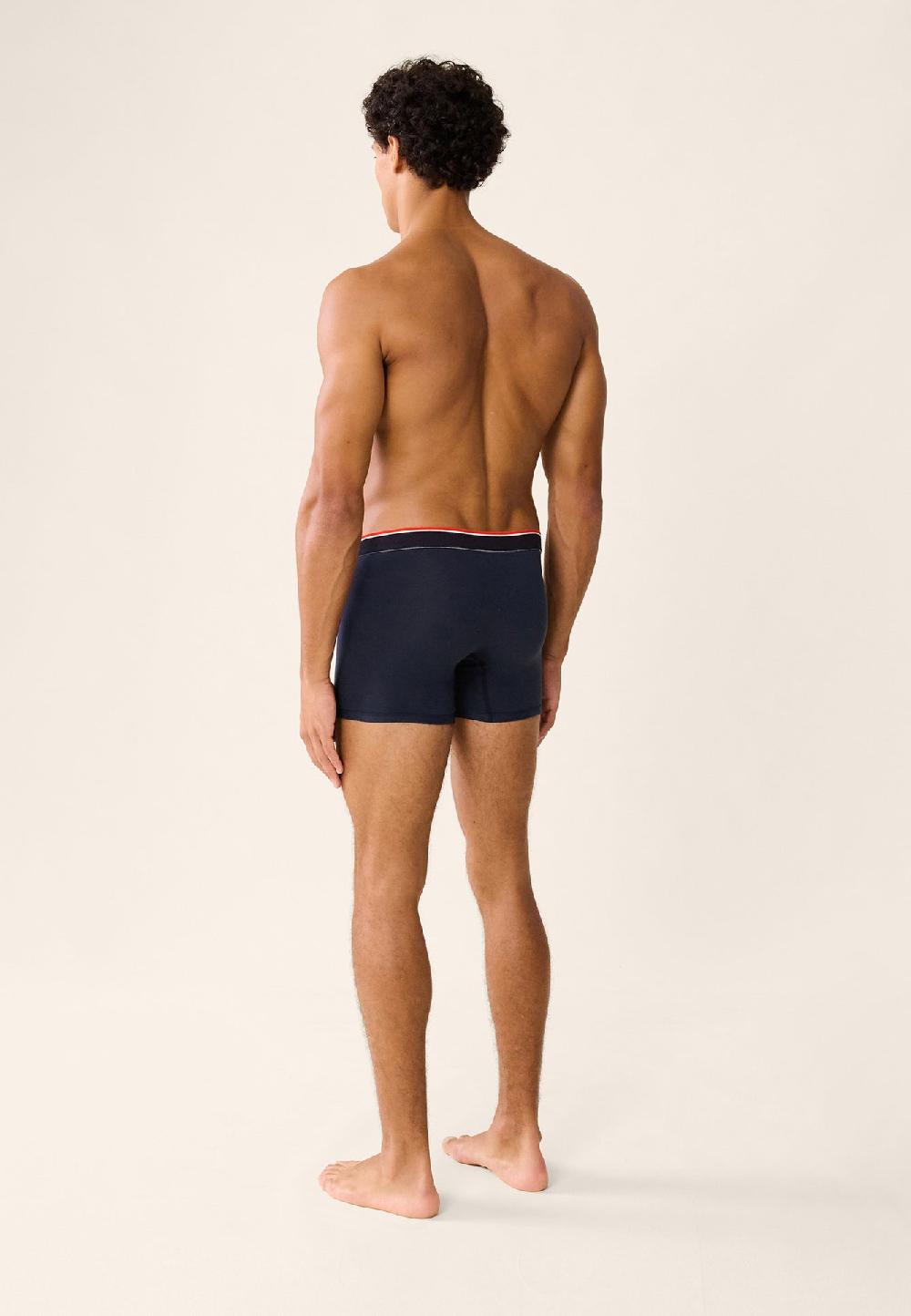 Le Slip Français Boxer En Coton LSF X Armor Lux Le Petit Minou Marine