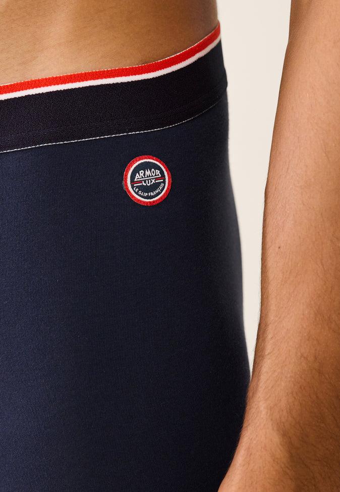 Le Slip Français Boxer En Coton LSF X Armor Lux Le Petit Minou Marine