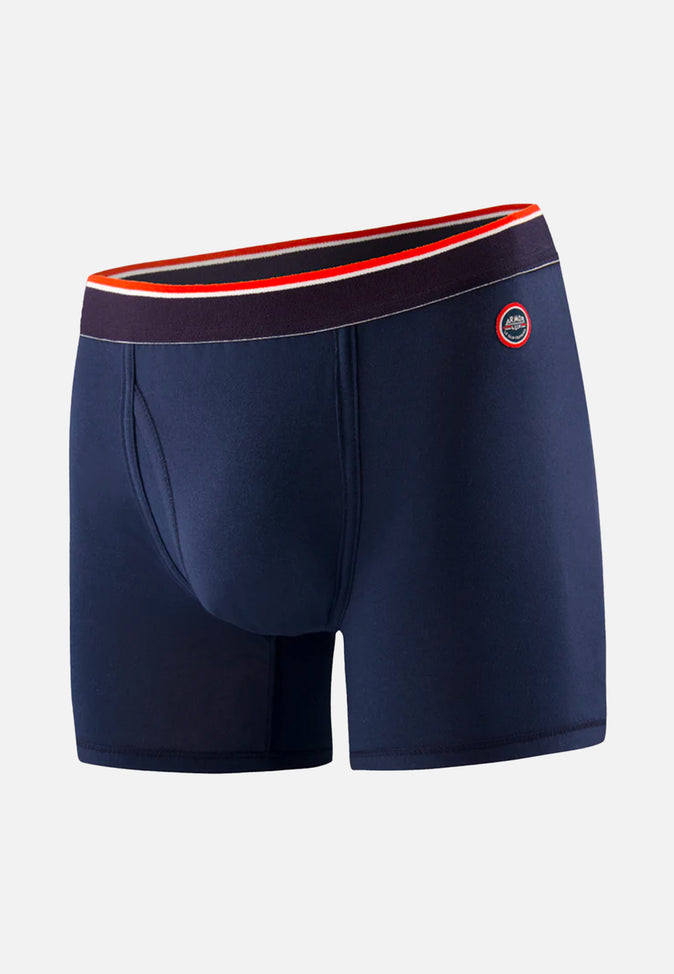 le slip français Boxer en coton LSF x Armor Lux Le Petit Minou Marine le slip français Boxer en coton LSF x Armor Lux Le Petit Minou Marine