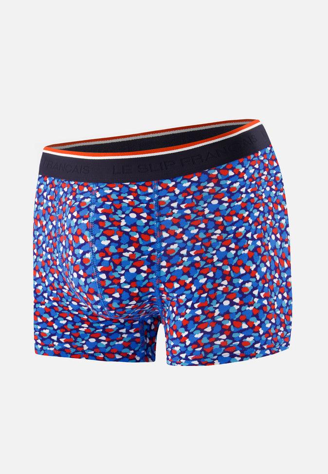 le slip français Boxer en coton Marius Cami Bleu Fluo le slip français Boxer en coton Marius Cami Bleu Fluo