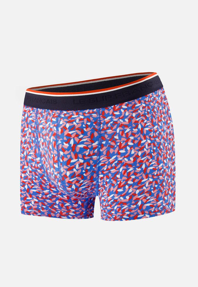 le slip français Boxer en coton Marius Gavotte Bleu Fluo le slip français Boxer en coton Marius Gavotte Bleu Fluo