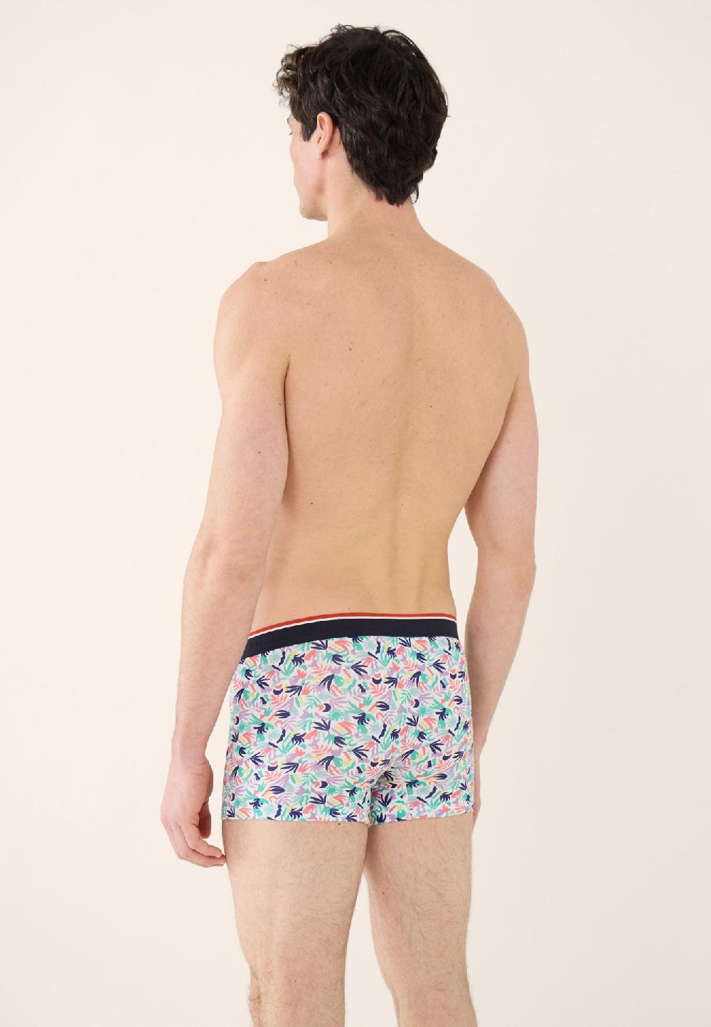 Le Slip Français Boxer En Coton Marius Little Jungle Viola