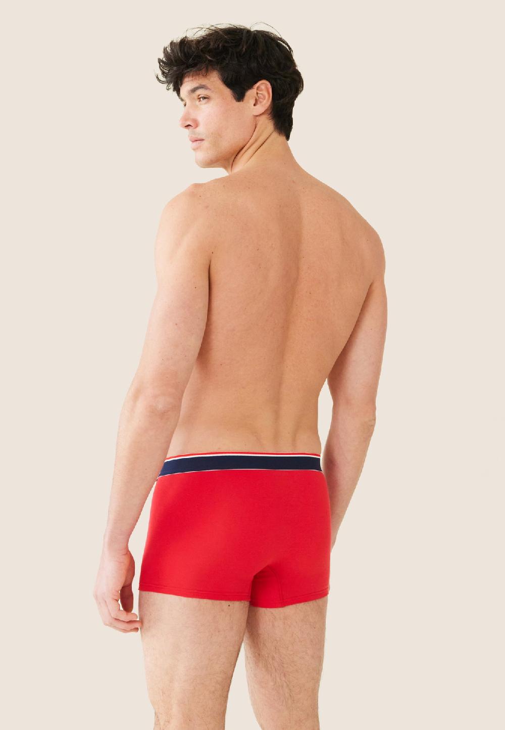Le Slip Français Boxer En Coton Marius Rouge Victoire