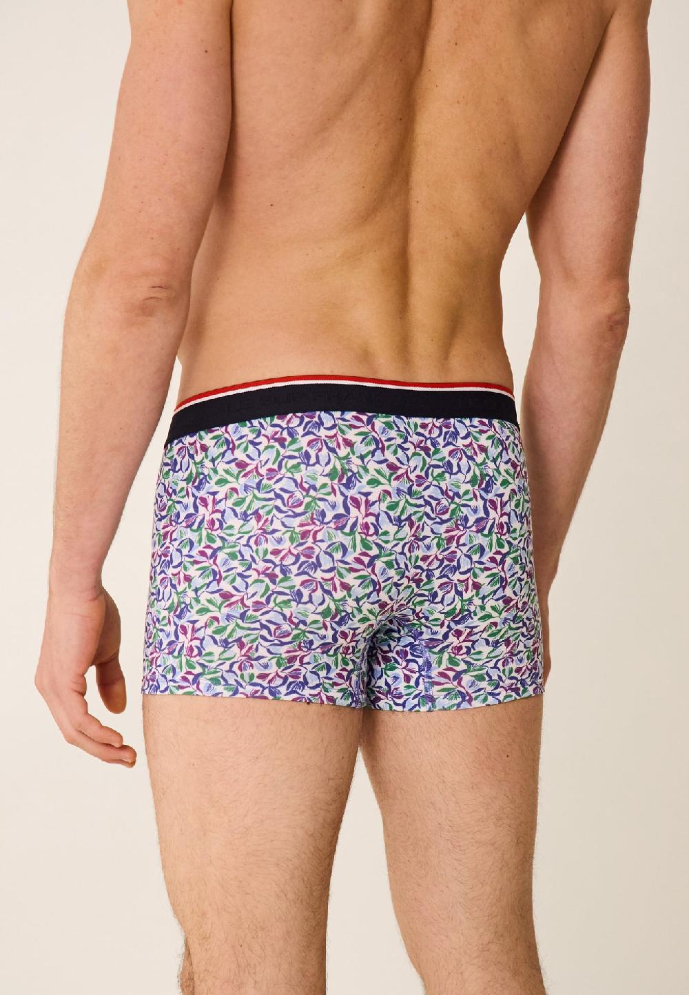 Le Slip Français Boxer En Coton Marius Tulipe Purple