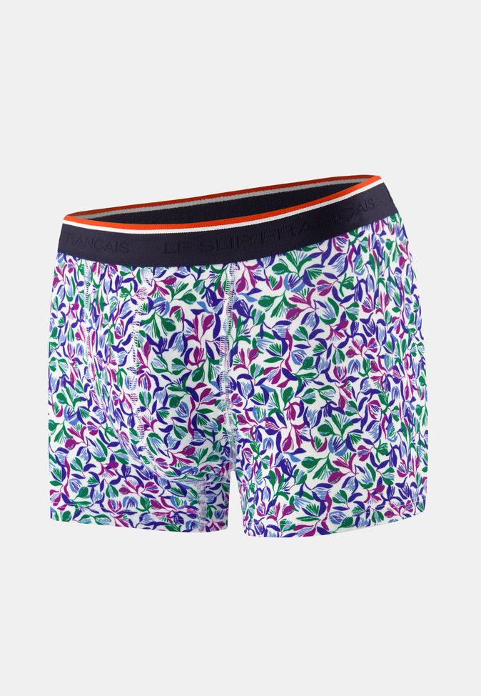 le slip français Boxer en coton Marius Tulipe Purple le slip français Boxer en coton Marius Tulipe Purple