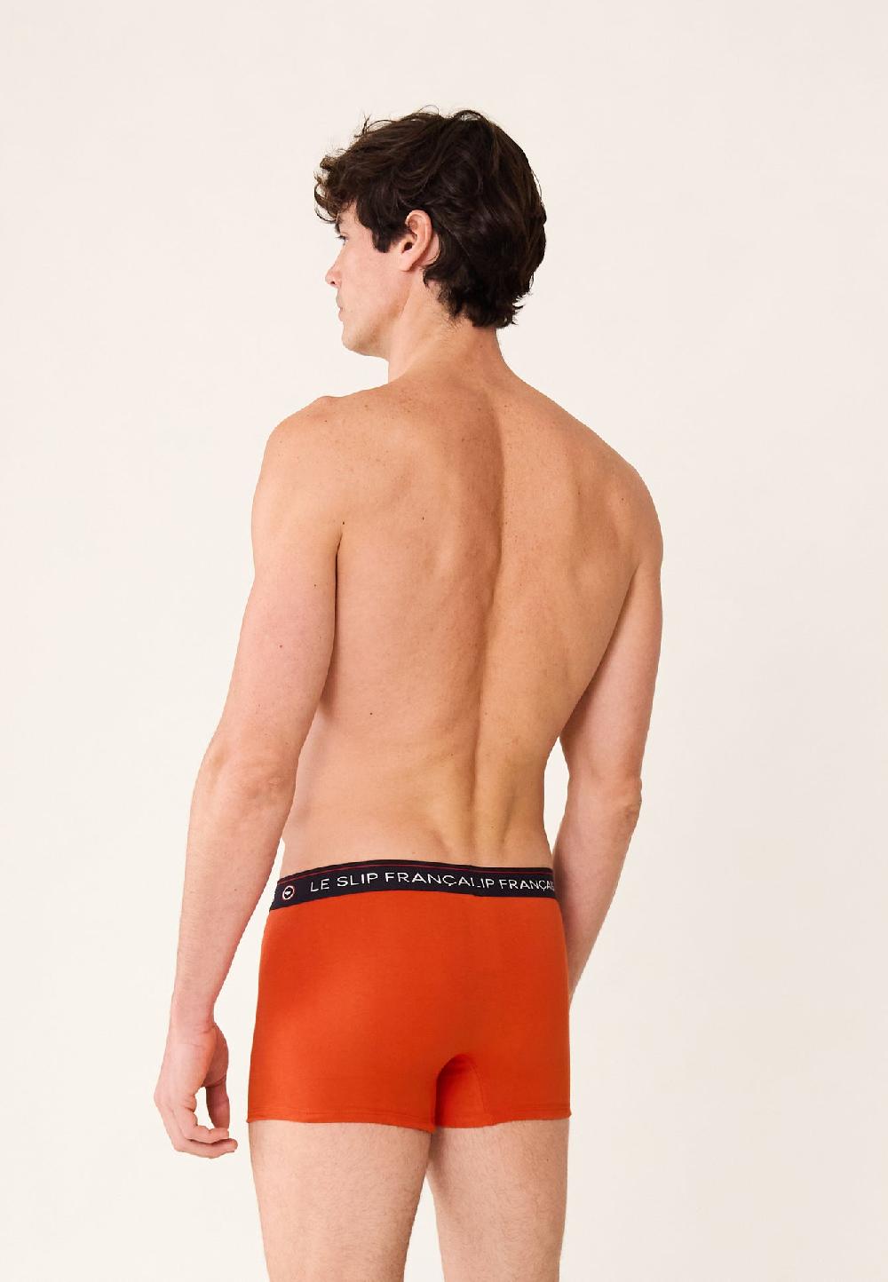 Le Slip Français Boxer En Coton Redoutable Argile Rouge