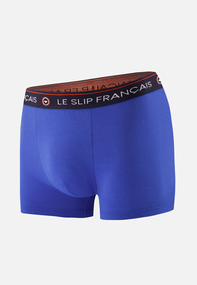 le slip français Boxer en coton Redoutable Bleu Eblouissant le slip français Boxer en coton Redoutable Bleu Eblouissant
