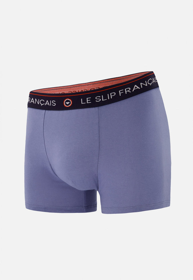 le slip français Boxer en coton Redoutable Bleu Jean le slip français Boxer en coton Redoutable Bleu Jean