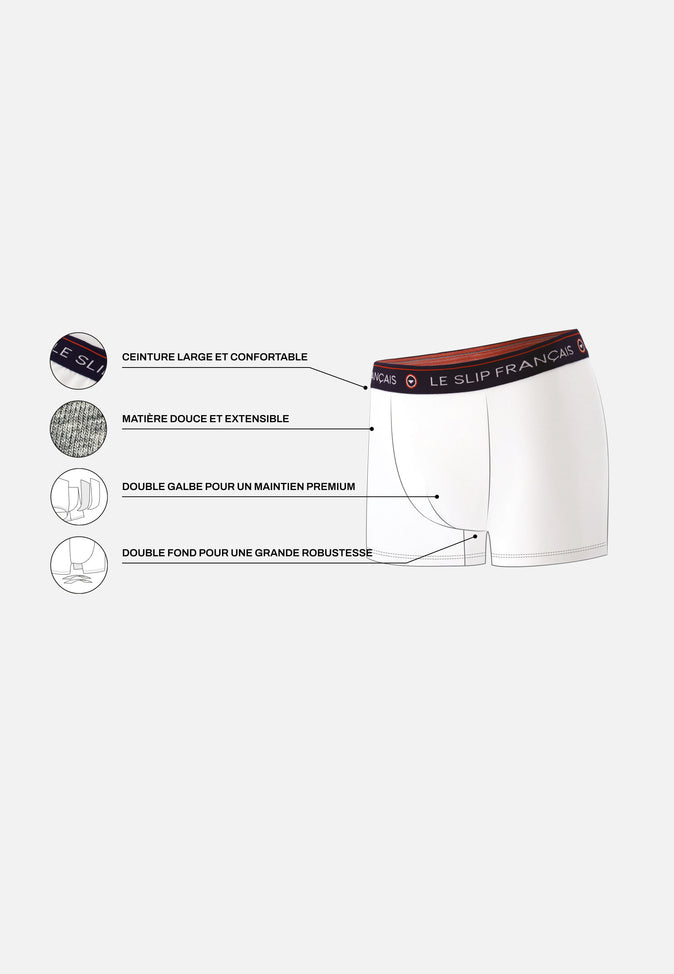 Le Slip Français Boxer En Coton Redoutable Emeraude