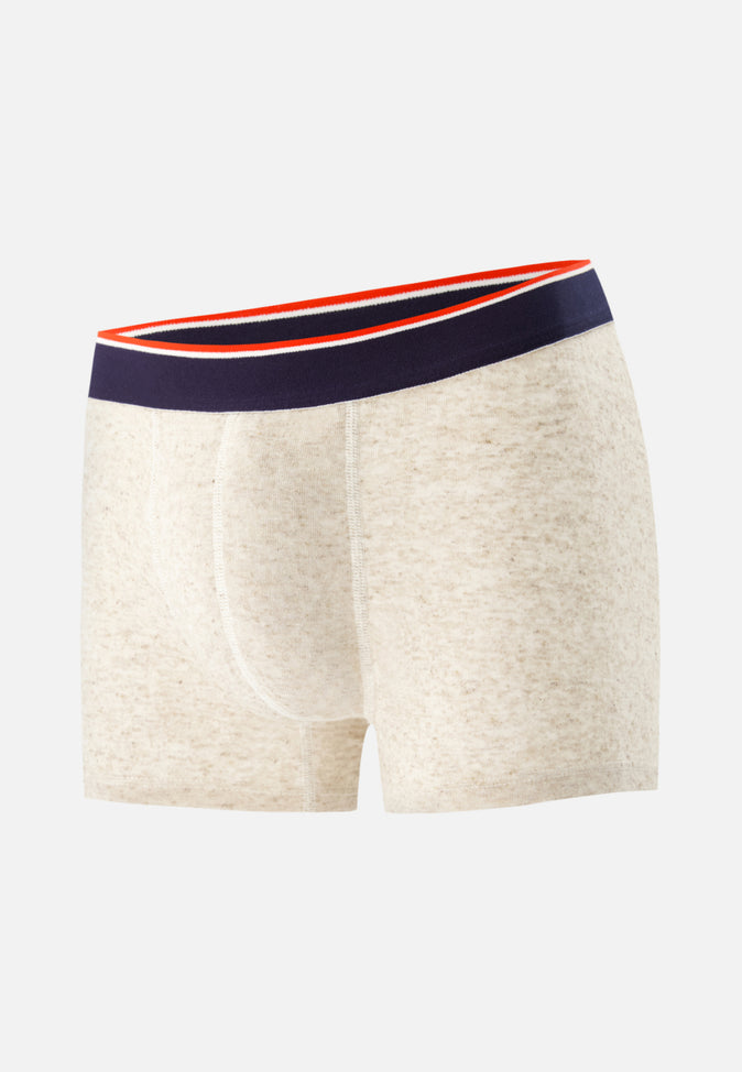 le slip français Boxer en lyocell et chanvre Denis Naturel
