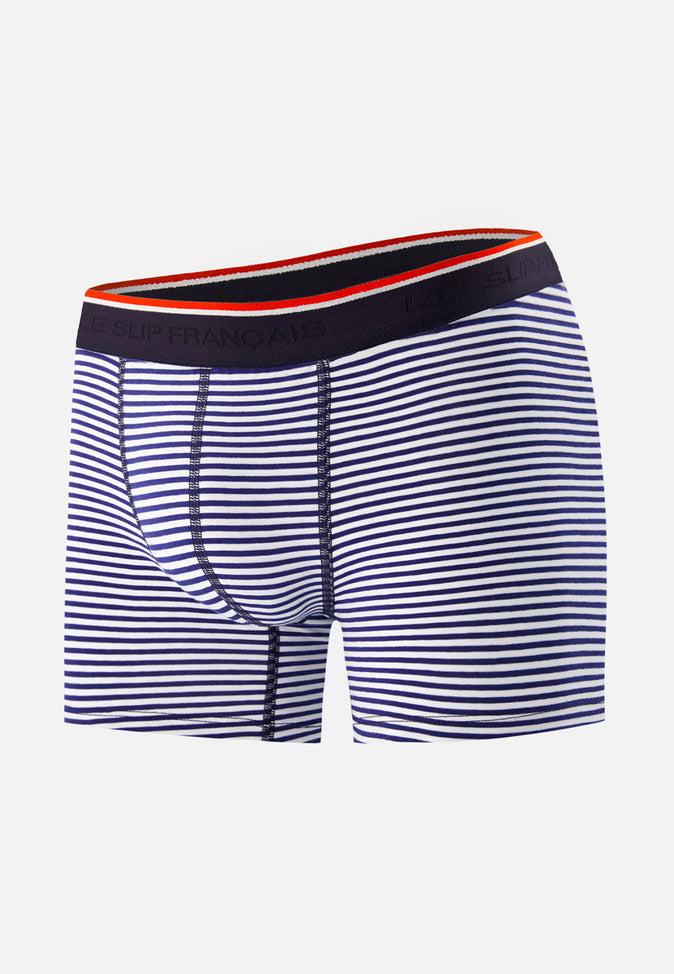 le slip français Boxer long en coton Michel Marinière le slip français Boxer long en coton Michel Marinière