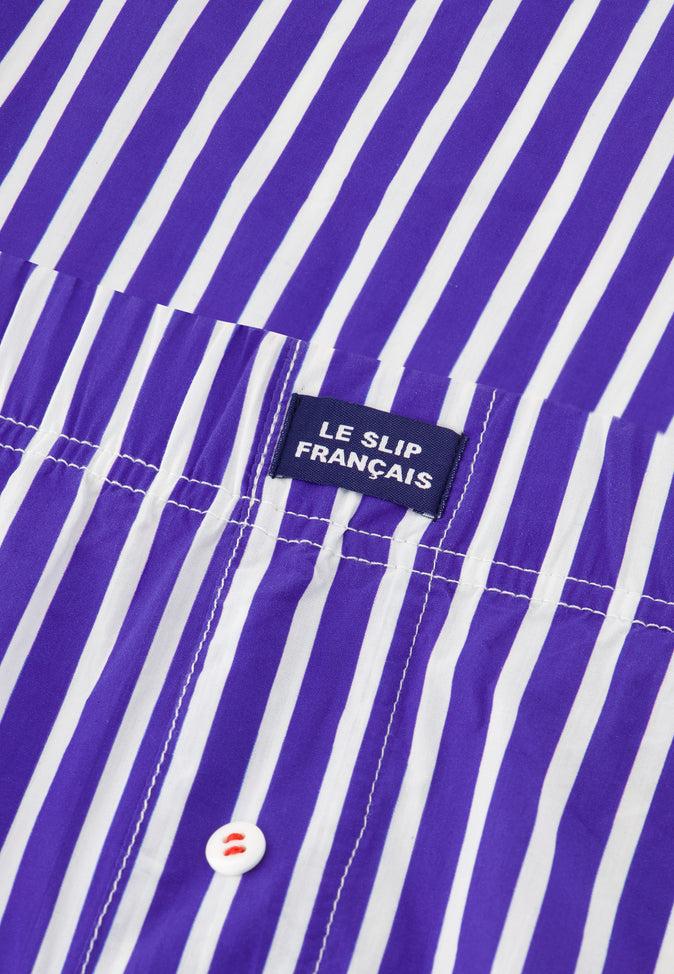 Le Slip Français Caleçon En Coton Jacques Sens Bleu Eblouissant