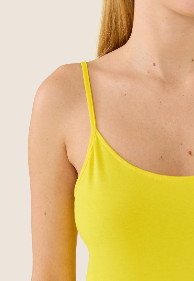 Le Slip Français Caraco De Pyjama En Coton Rox Jaune Soleil