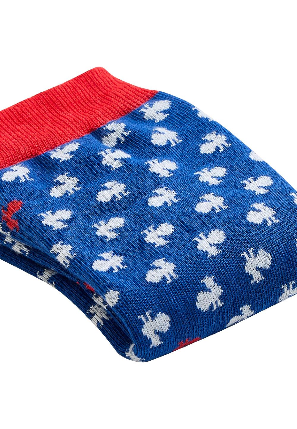 Le Slip Français Chaussettes Mi-hautes En Coton Lucas Coq Bleu Blanc Rouge XV De France