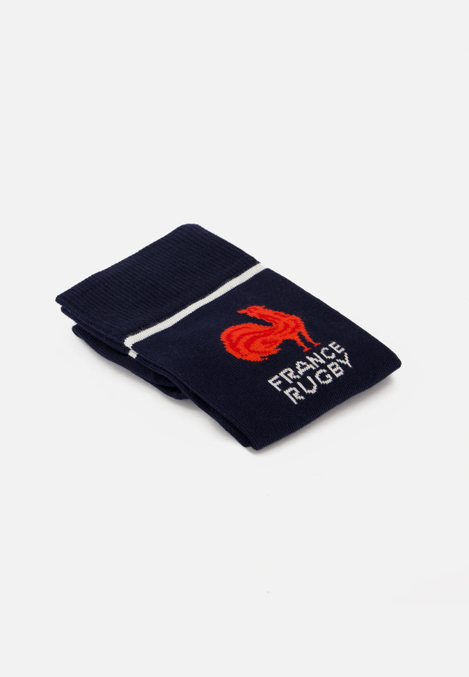 Le Slip Français Chaussettes Mi-hautes En Coton Lucas France Rugby Marine