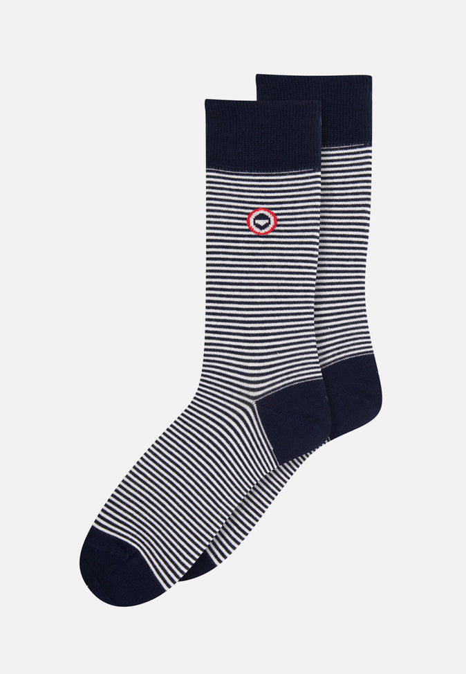 le slip français Chaussettes mi-hautes en coton Lucas Marinière