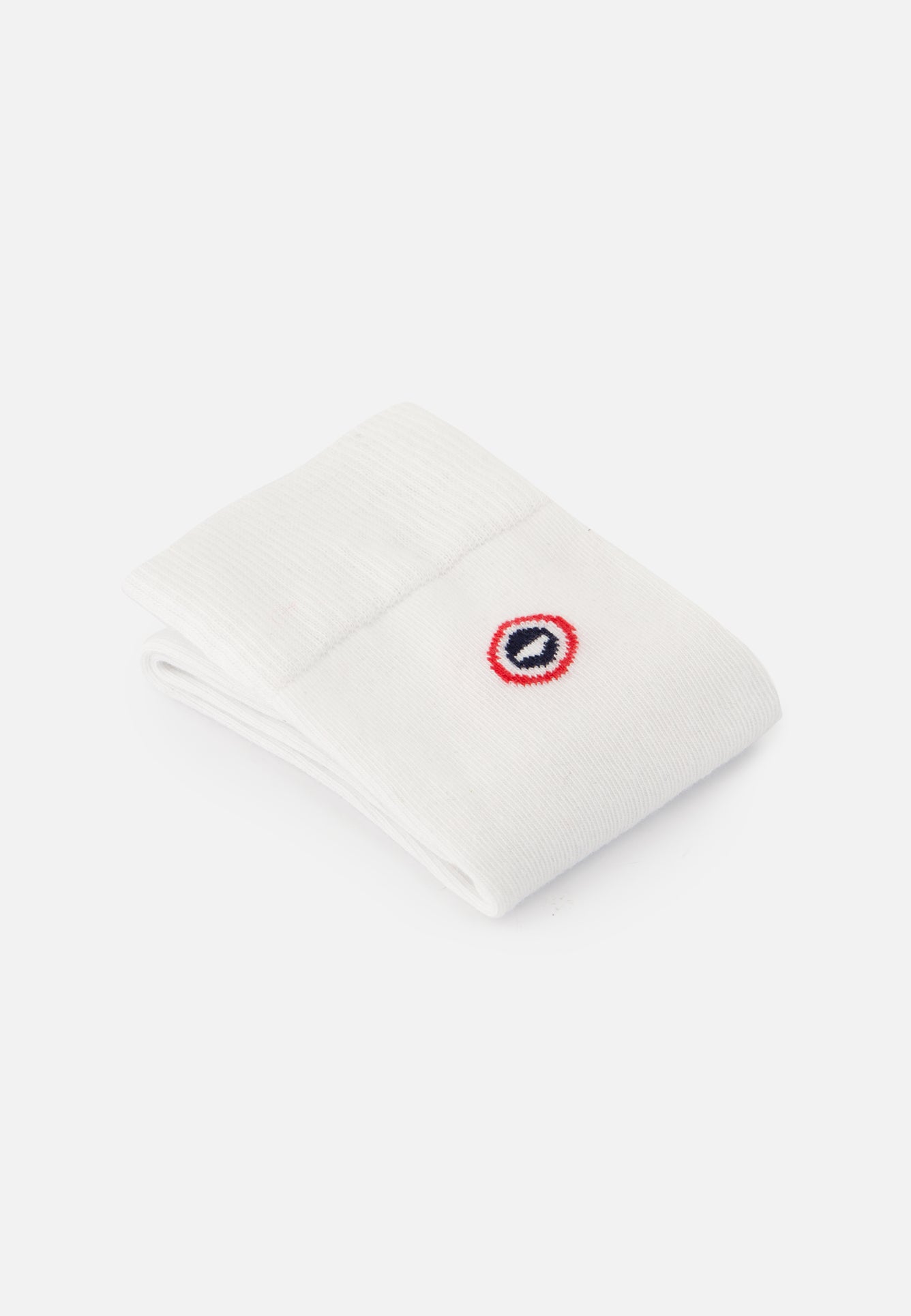 Le Slip Français Chaussettes Mi-hautes En Coton Robuste Blanc