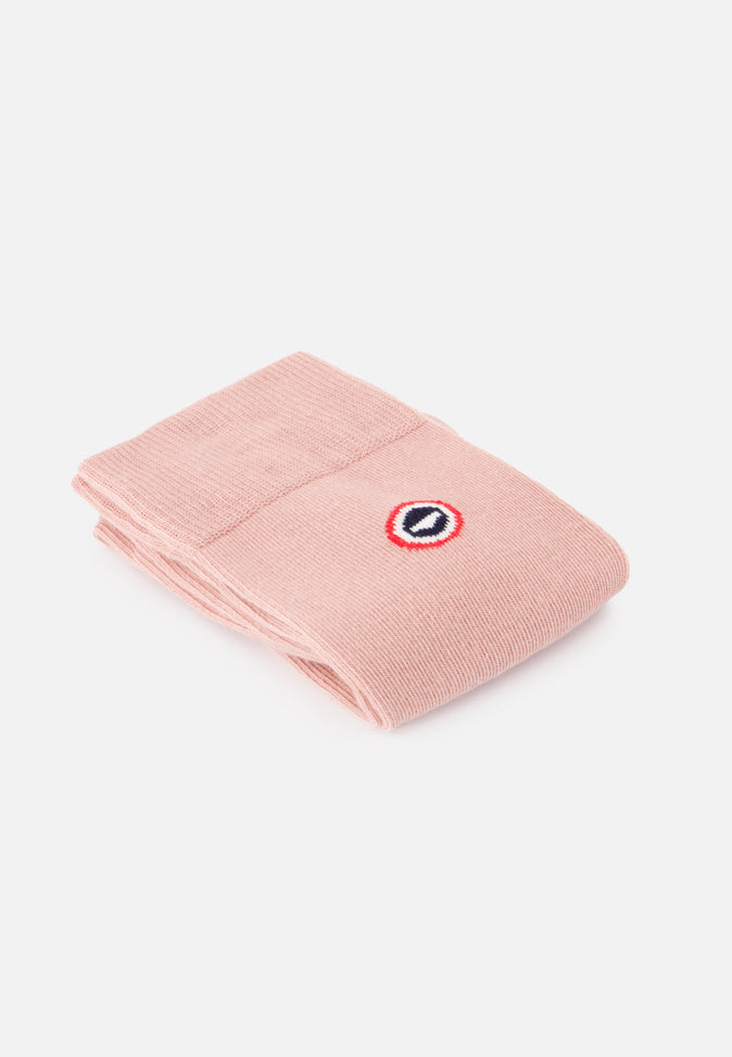 Le Slip Français Chaussettes Mi-hautes Mixtes En Coton Lucas Rose Des Bois
