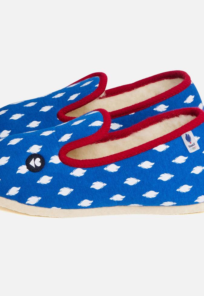 Le Slip Français Chaussons D'intérieur En Laine Charentaises Coq