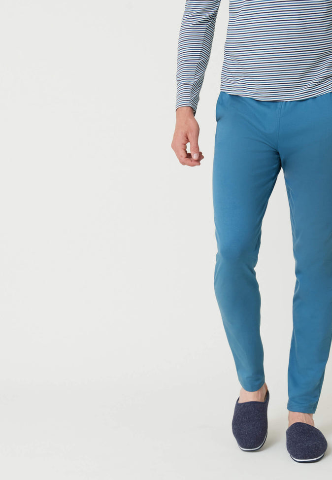 Le Slip Français Chaussons D'intérieur En Laine Claude Marine