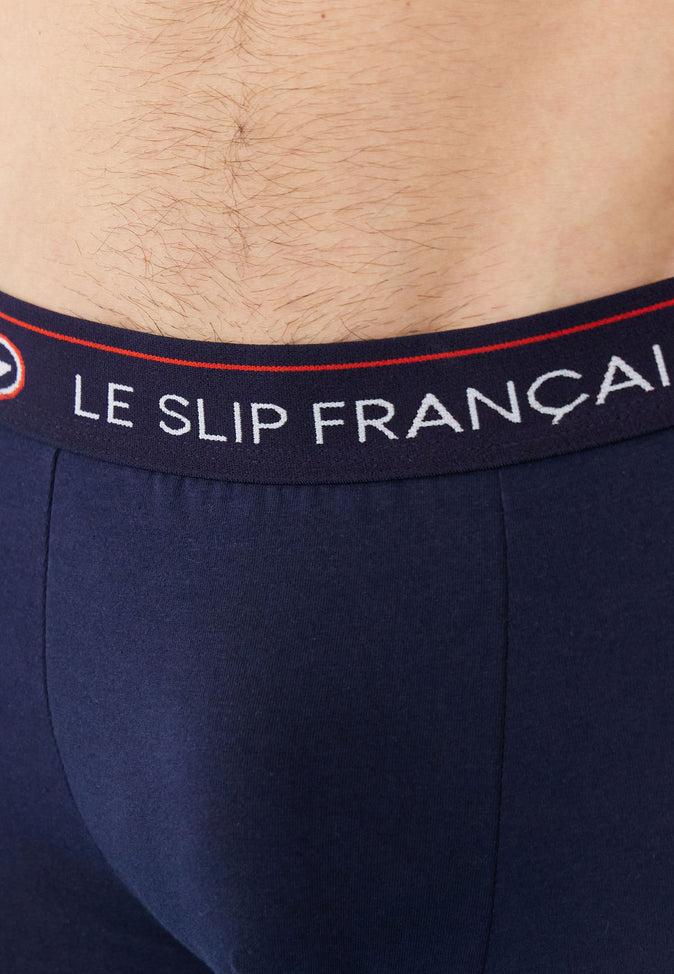 Le Slip Français Dix Boxers En Coton Pack Dix Boxer Redoutable Marine Noir