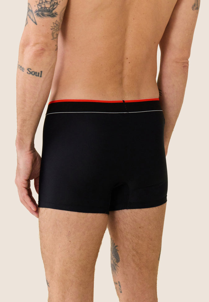 Le Slip Français Duo De Boxers De Sport Pack Duo Boxer Guillaume Marine Noir