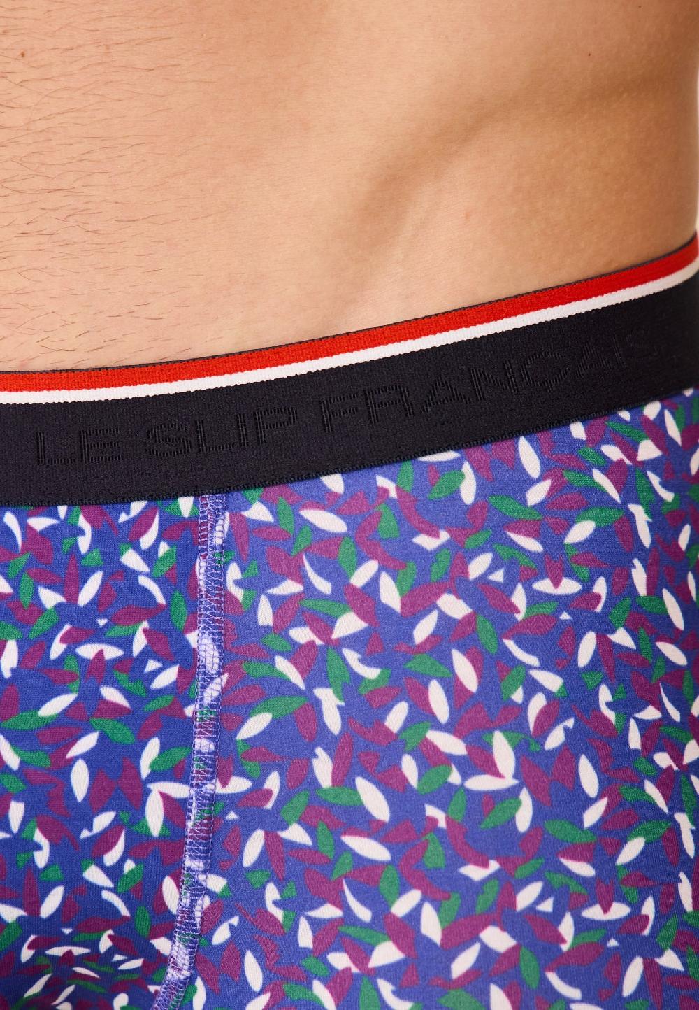 Le Slip Français Duo De Boxers En Coton Pack Duo Boxer Marius Gavotte Purple Redoutable Emeraude