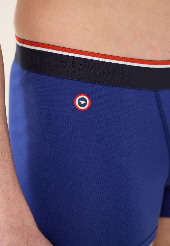Le Slip Français Duo De Boxers En Coton Pack Duo Boxer Marius Indigo