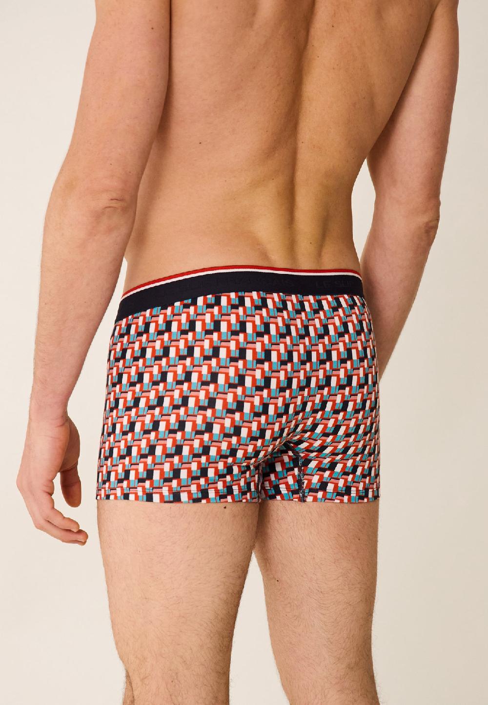 Le Slip Français Duo De Boxers En Coton Pack Duo Boxer Redoutable Marine Marius Corbusier