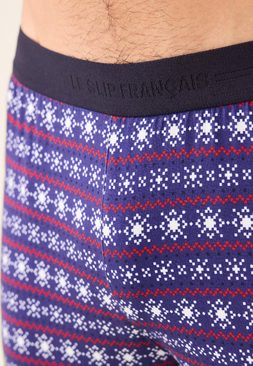 Le Slip Français Ensemble De Pyjama T-shirt Et Pantalon En Coton Ensemble Pyjama Manuel Flocon