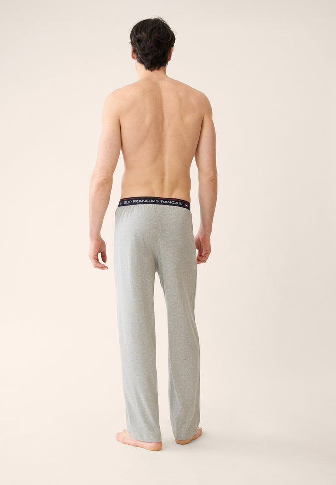Le Slip Français Ensemble De Pyjama T-shirt Et Pantalon En Coton Pack Pyjama Formidable Marine Indomptable Gris
