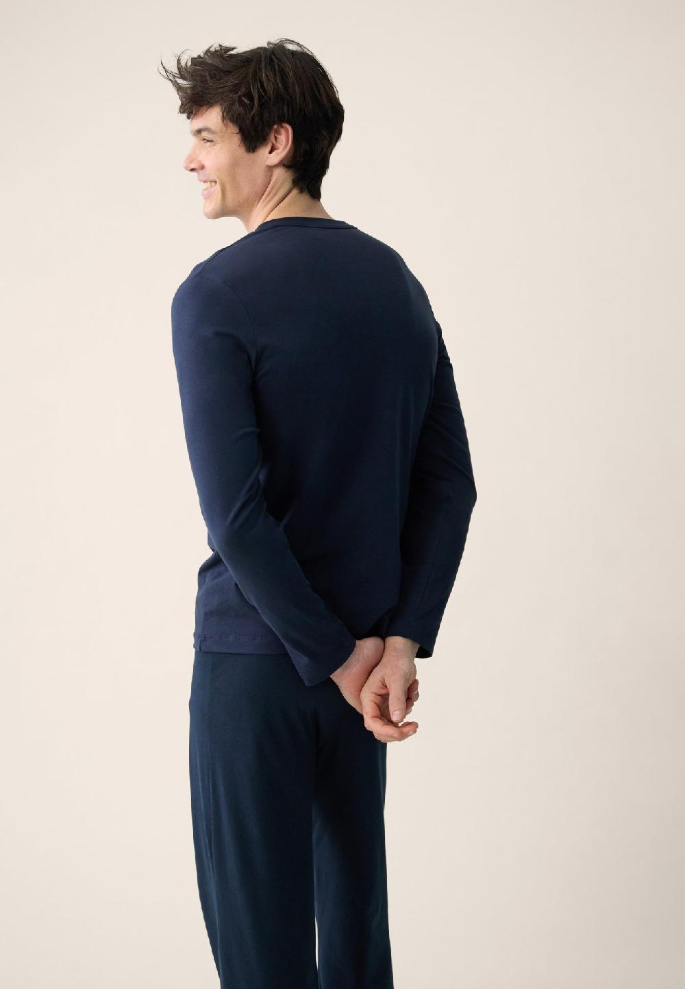 Le Slip Français Ensemble Pyjama T-shirt Et Pantalon En Coton Ensemble De Pyjama Superbe Indomptable Marine