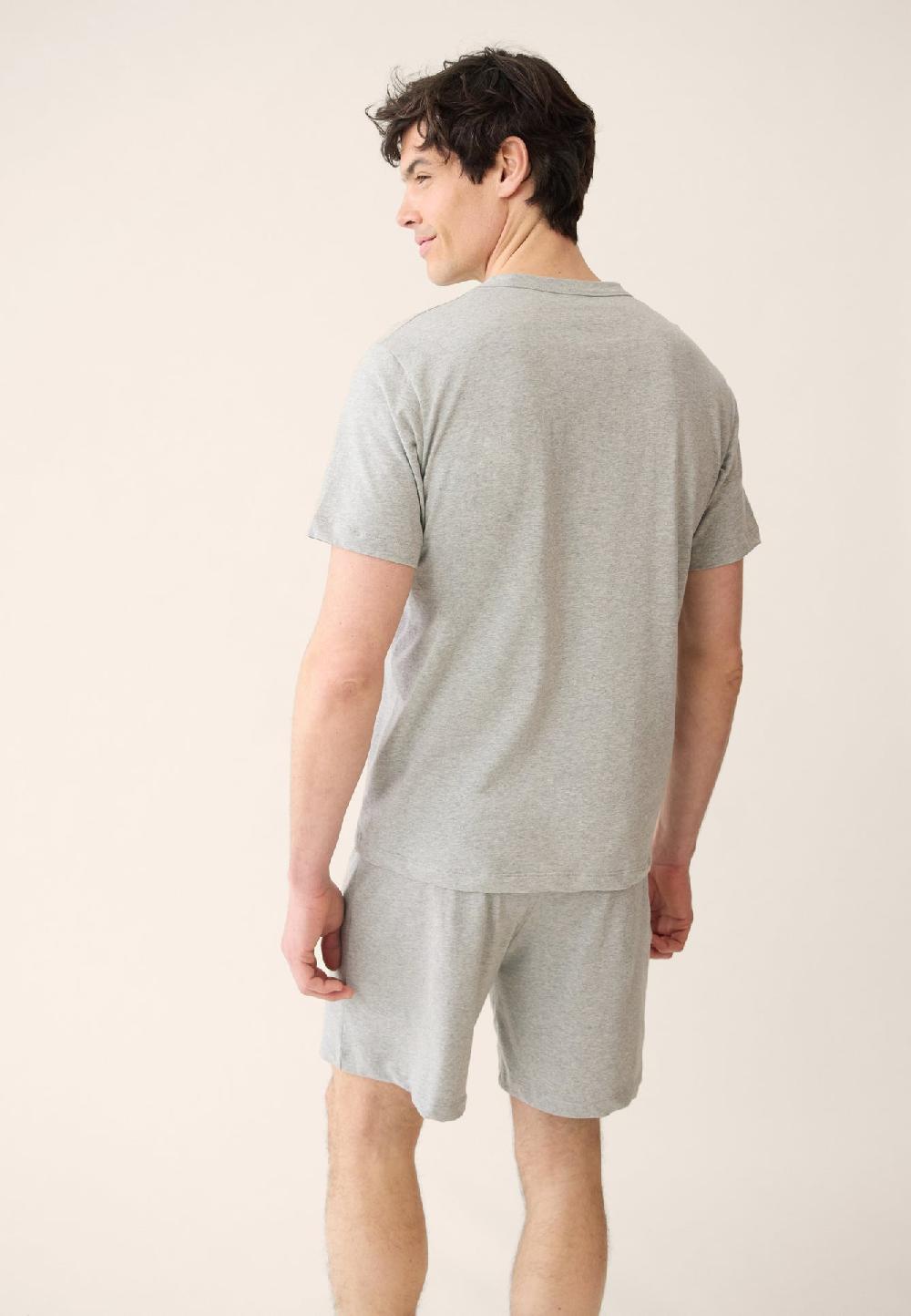 Le Slip Français Ensemble Pyjama T-shirt Et Short Pack Formidable Invincible Gris