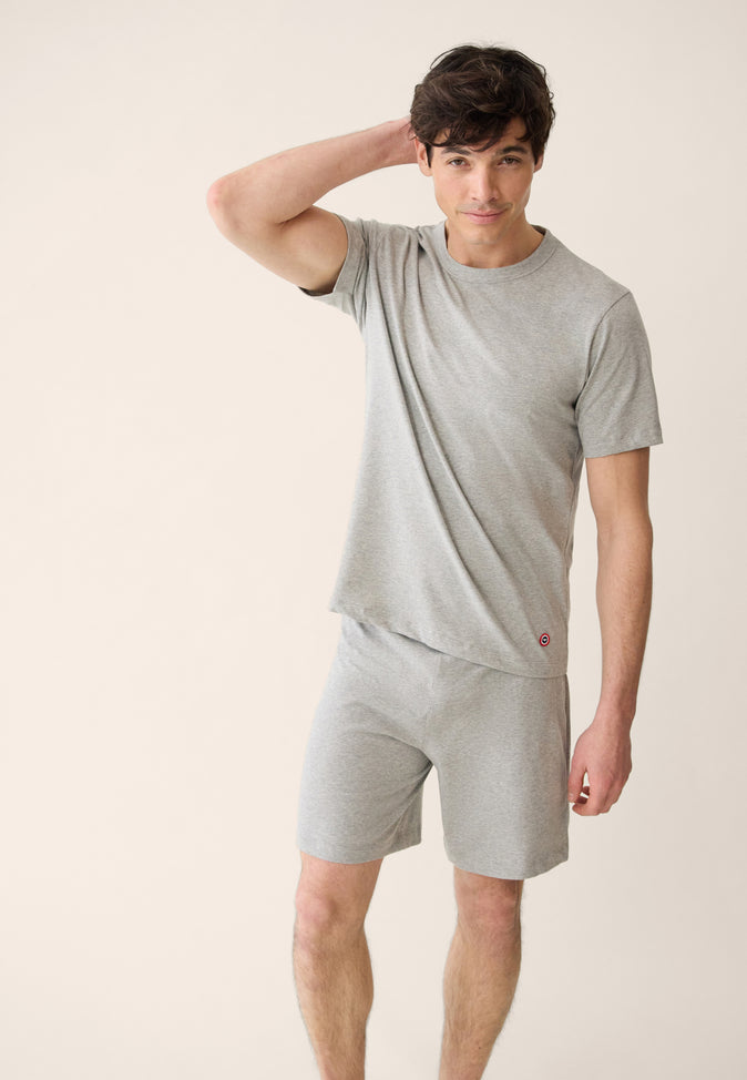 le slip français Ensemble pyjama t-shirt et short Pack Formidable Invincible Gris