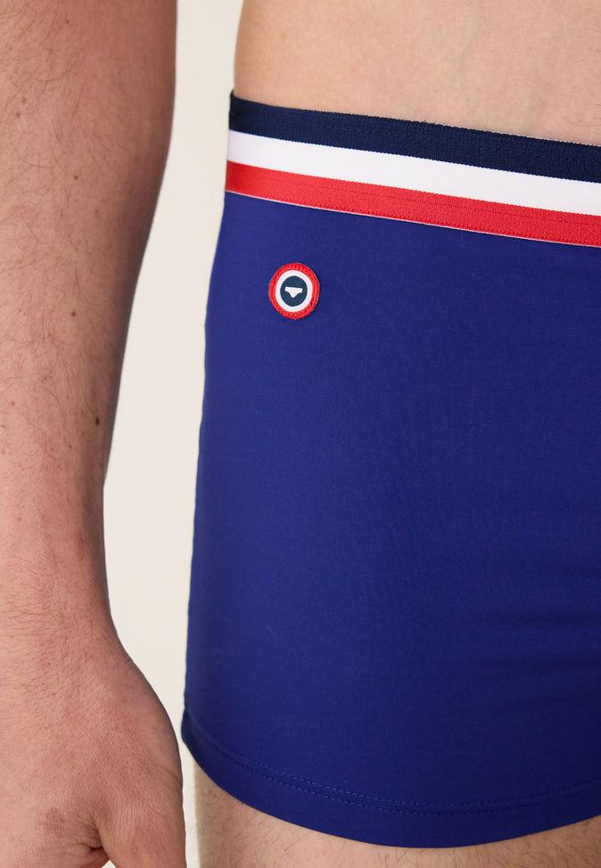 Le Slip Français Boxer De Bain Glorieux Indigo
