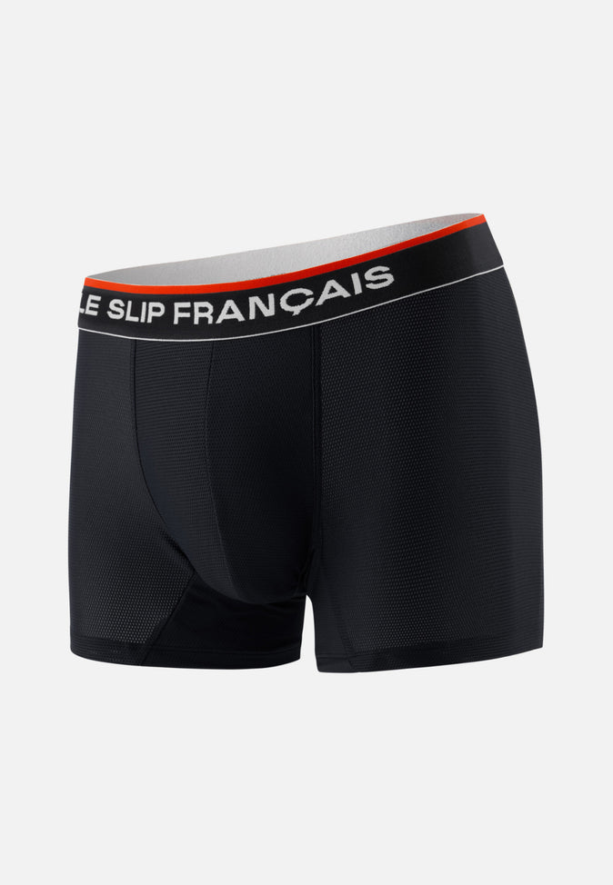 le slip français Boxer de sport Guillaume Noir le slip français Boxer de sport Guillaume Noir